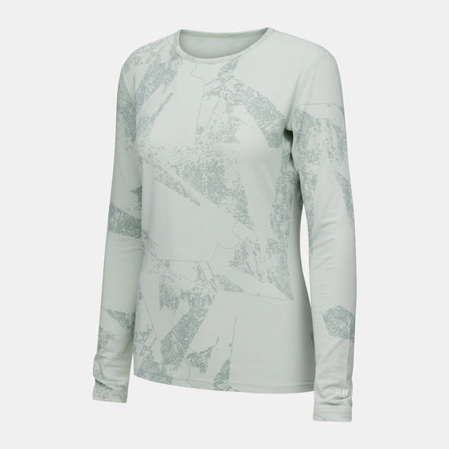 Womens Fractal Midweight Crew Base Layer - Medium