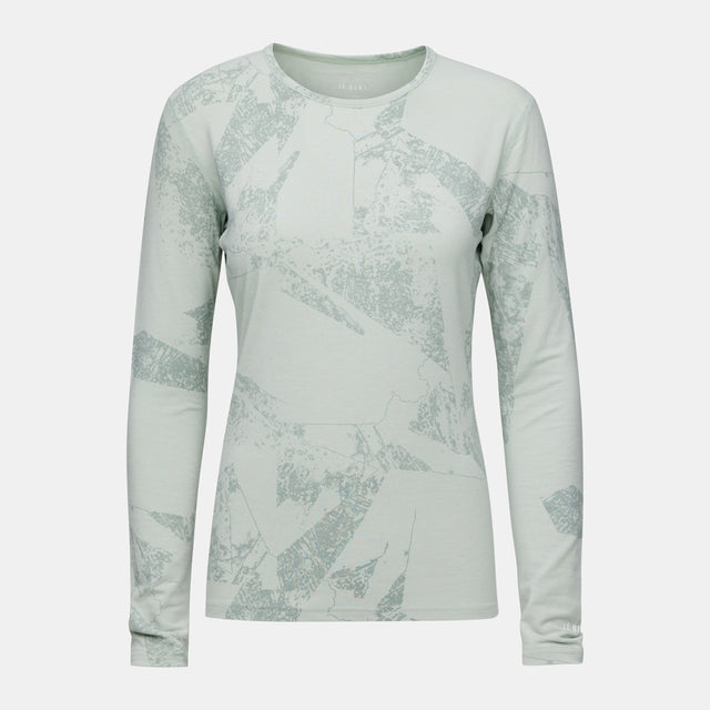 Womens Fractal Midweight Crew Base Layer - Medium