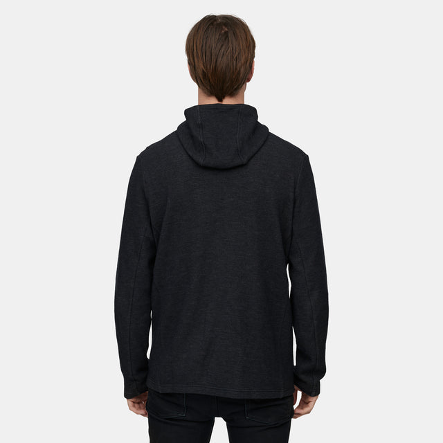 Mens Sentinel Midweight Waffle Knit Zip Hoody