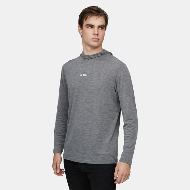 Mens Feathertop Ultralight hooded LS Tee