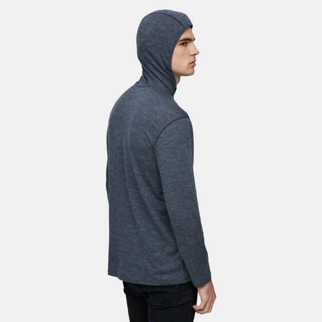 Mens Feathertop Ultralight hooded LS Tee